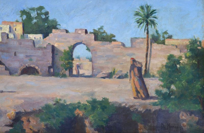 Leonardo De Mango - Paesaggio Arabo