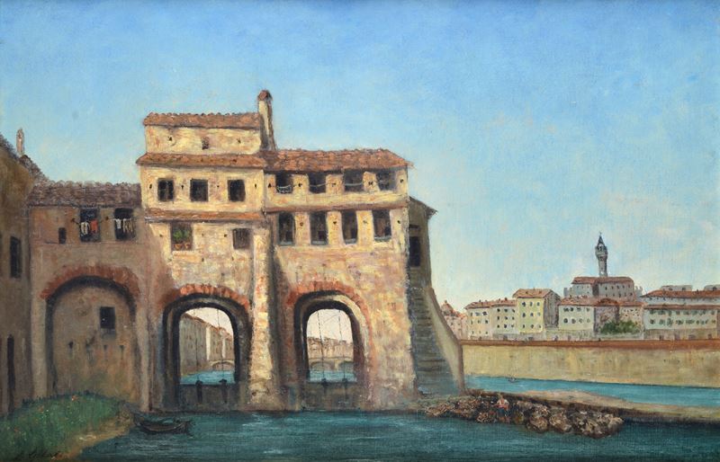 Anonimo, XIX Sec. - Veduta di Firenze