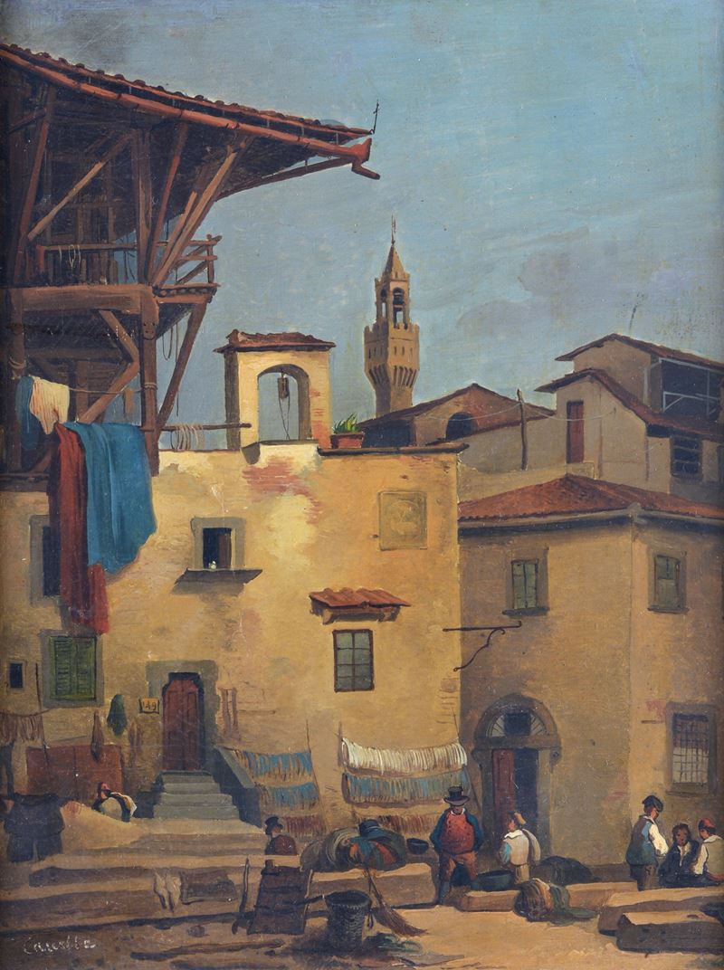 Giuseppe Canella - Scorcio Fiorentino