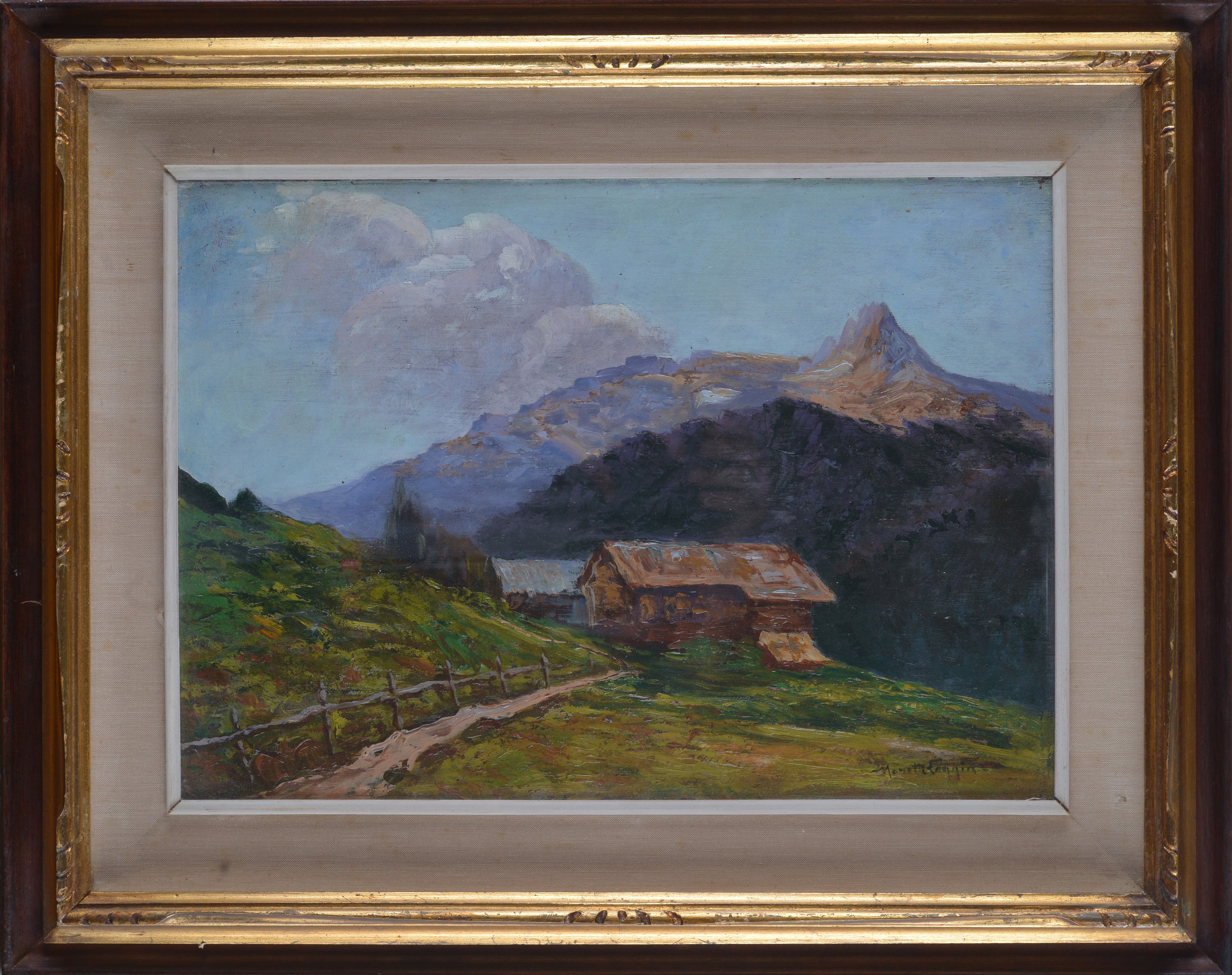 Attr. a Mario Moretti Foggia - Paesaggio Montano