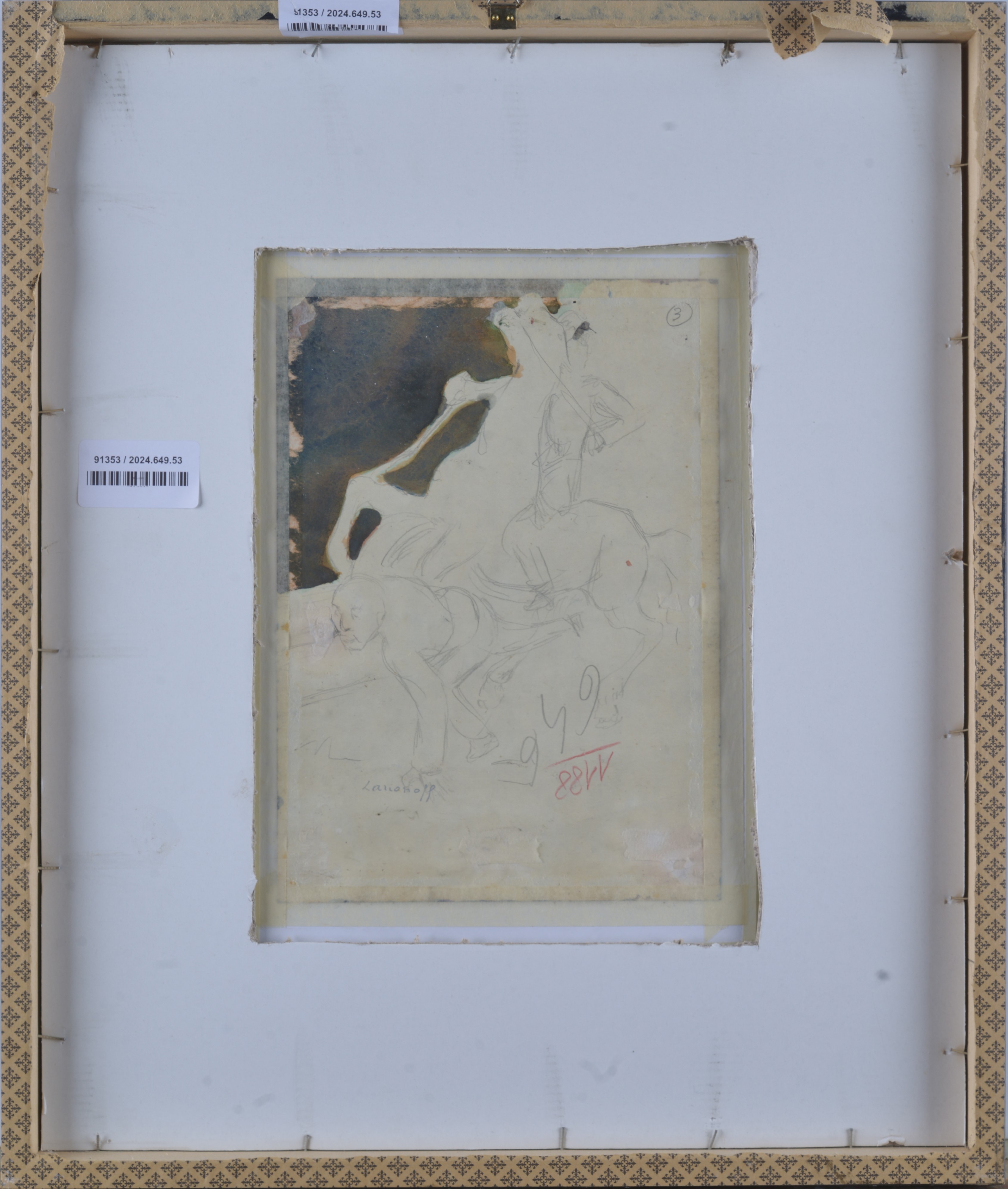 Attr. a Michail Fëdorovi Larionov - Composizione Astratta