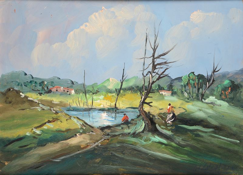 Paesaggio con figure