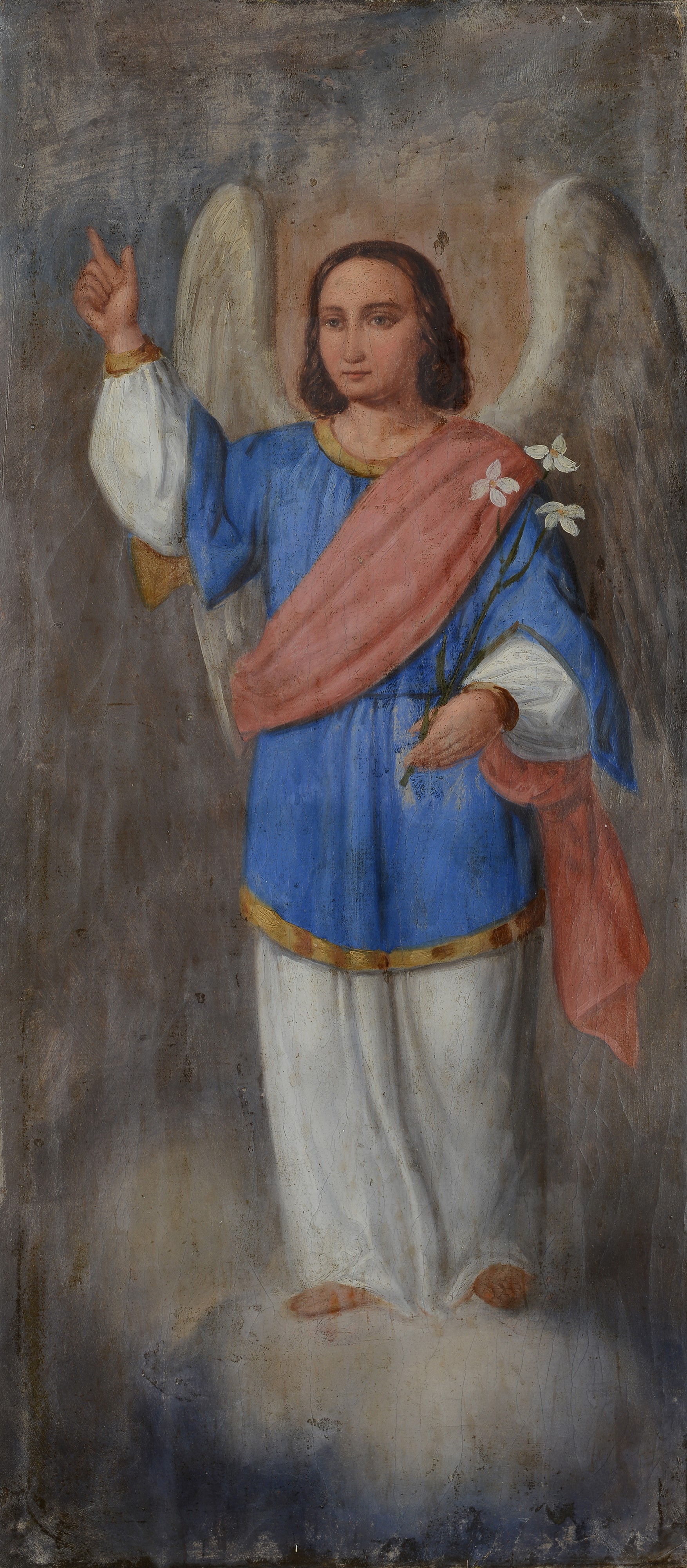 Anonimo, XIX Sec. - Vergine Maria e Arcangelo Gabriele