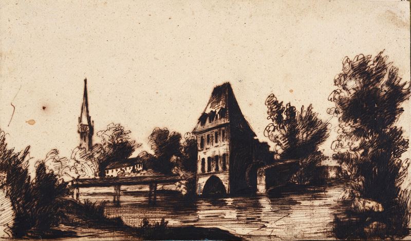 Scuola Olandese, XVII - XVIII Sec. - Paesaggio