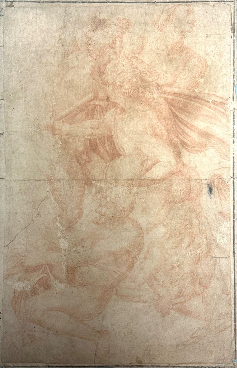 Anonimo, XVIII Sec. - Studi di Figure