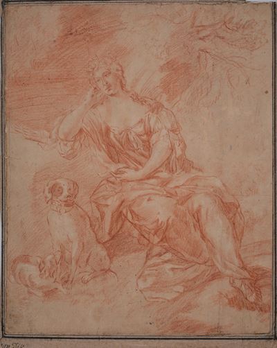 Figura Femminile con Cani