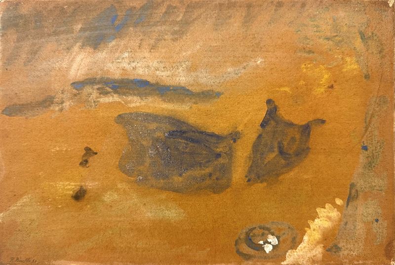 Ragazza vestita di blu