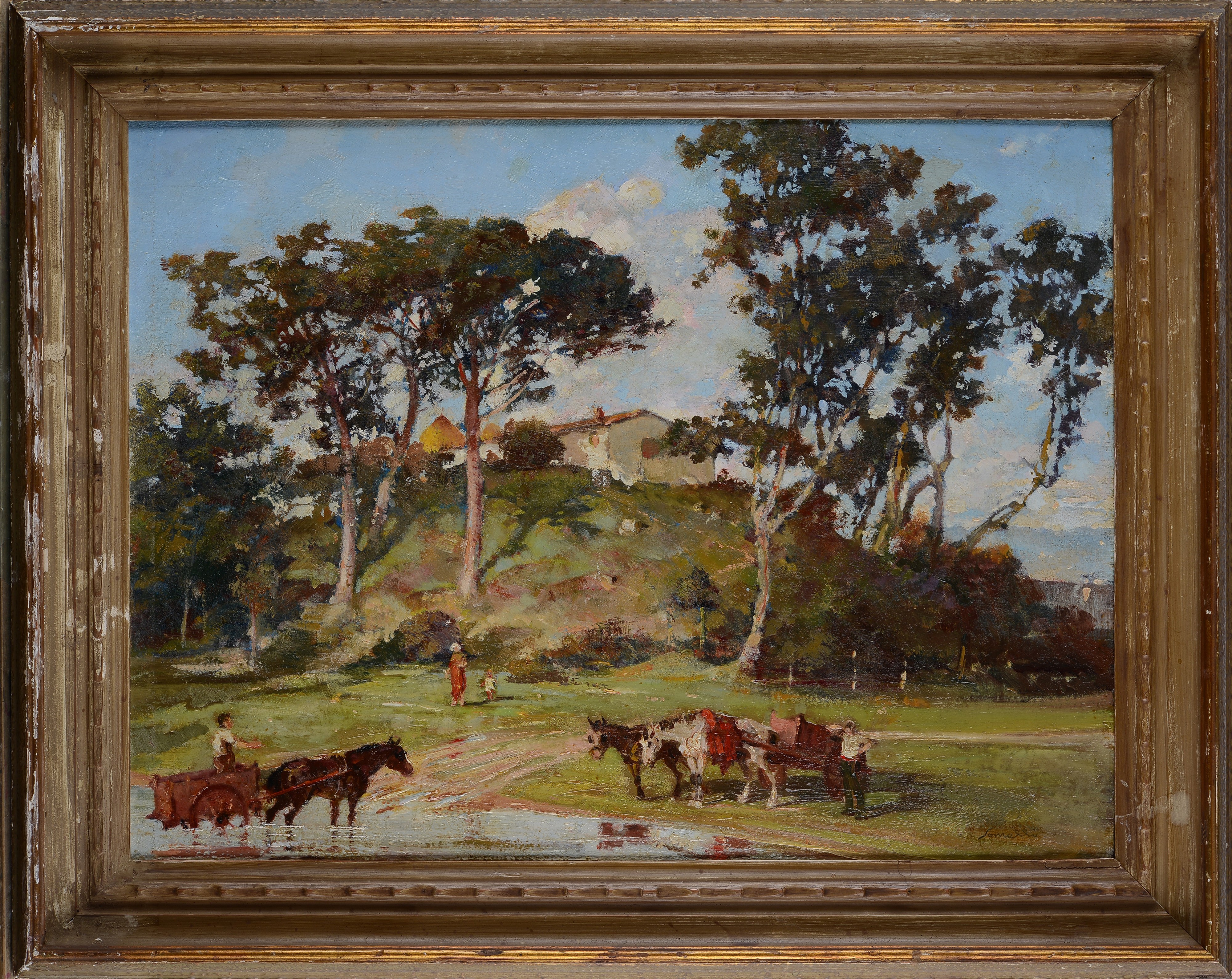 Paesaggio con figure