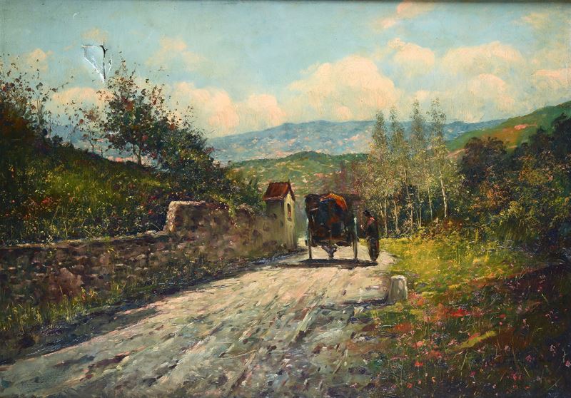 Ferruccio Rontini - Strada con Carro