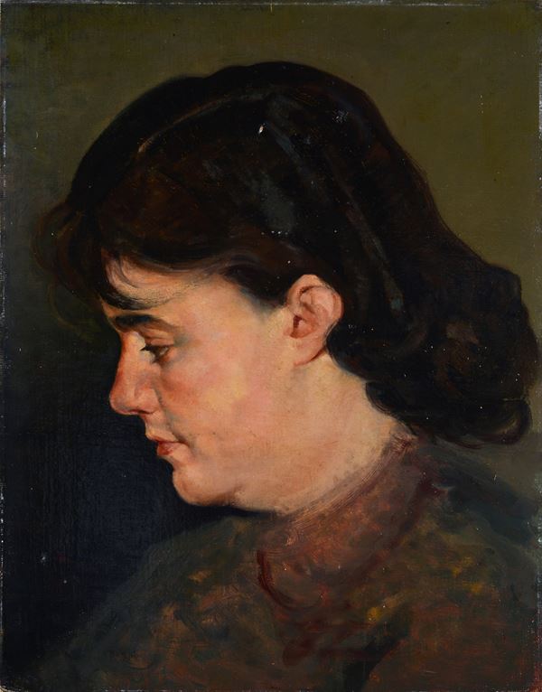 Eugenio Carraresi - Profilo di donna
