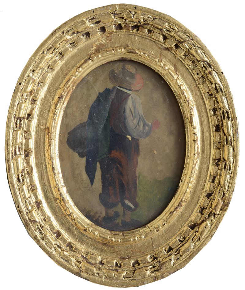 Anonimo, XIX Sec. - Uomo di Spalle