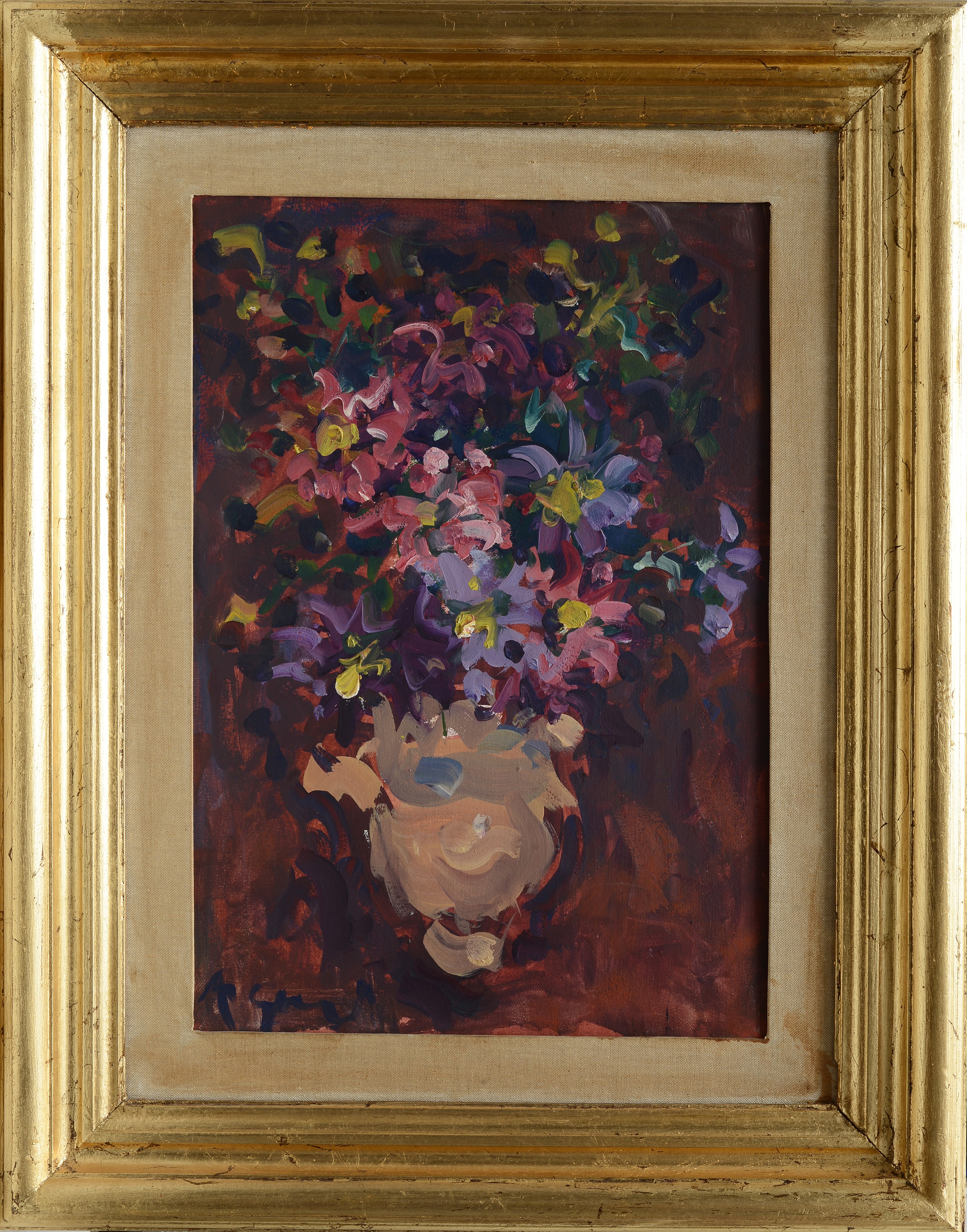 Enzo Pregno - Vaso con Fiori
