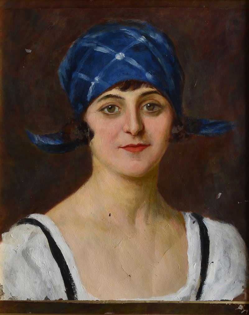 Anonimo, XX Sec. - Ragazza con Bandana