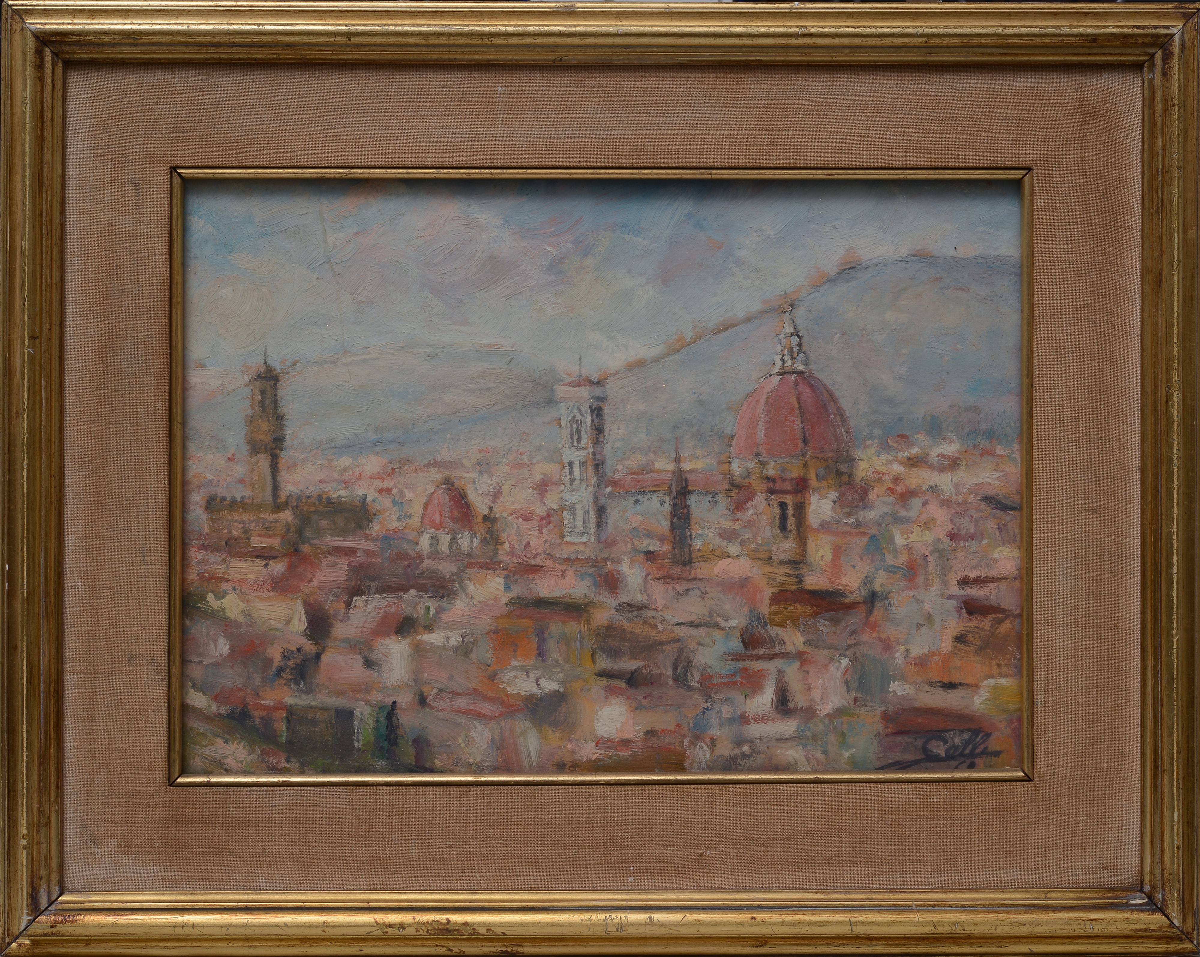 Anonimo, XX Sec. - Veduta di Firenze