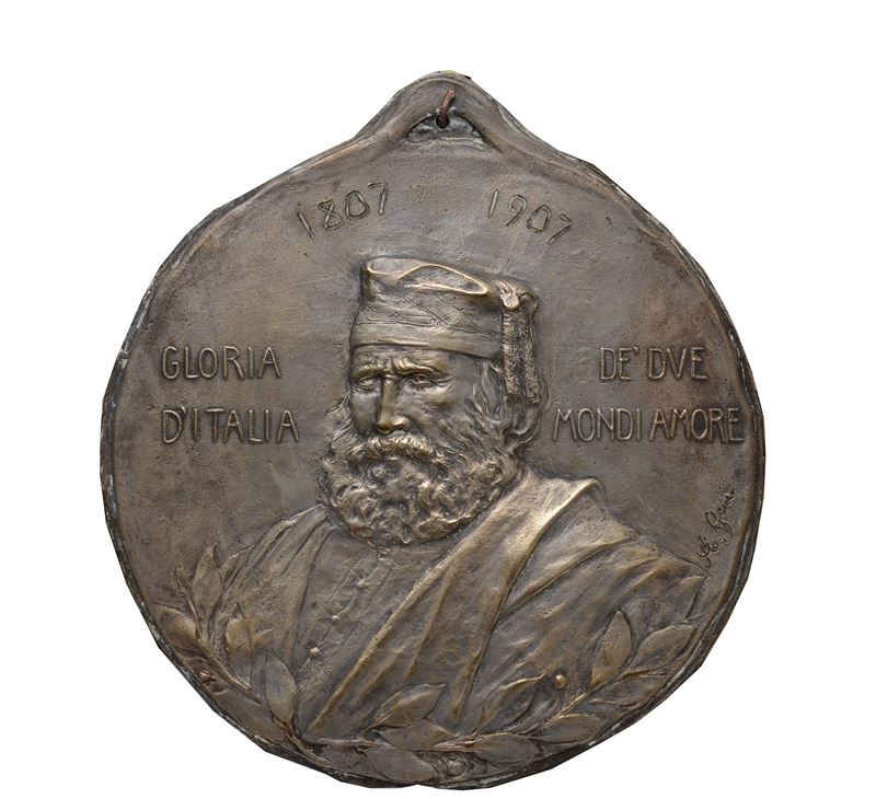 Due Placchette Commemorative in Metallo