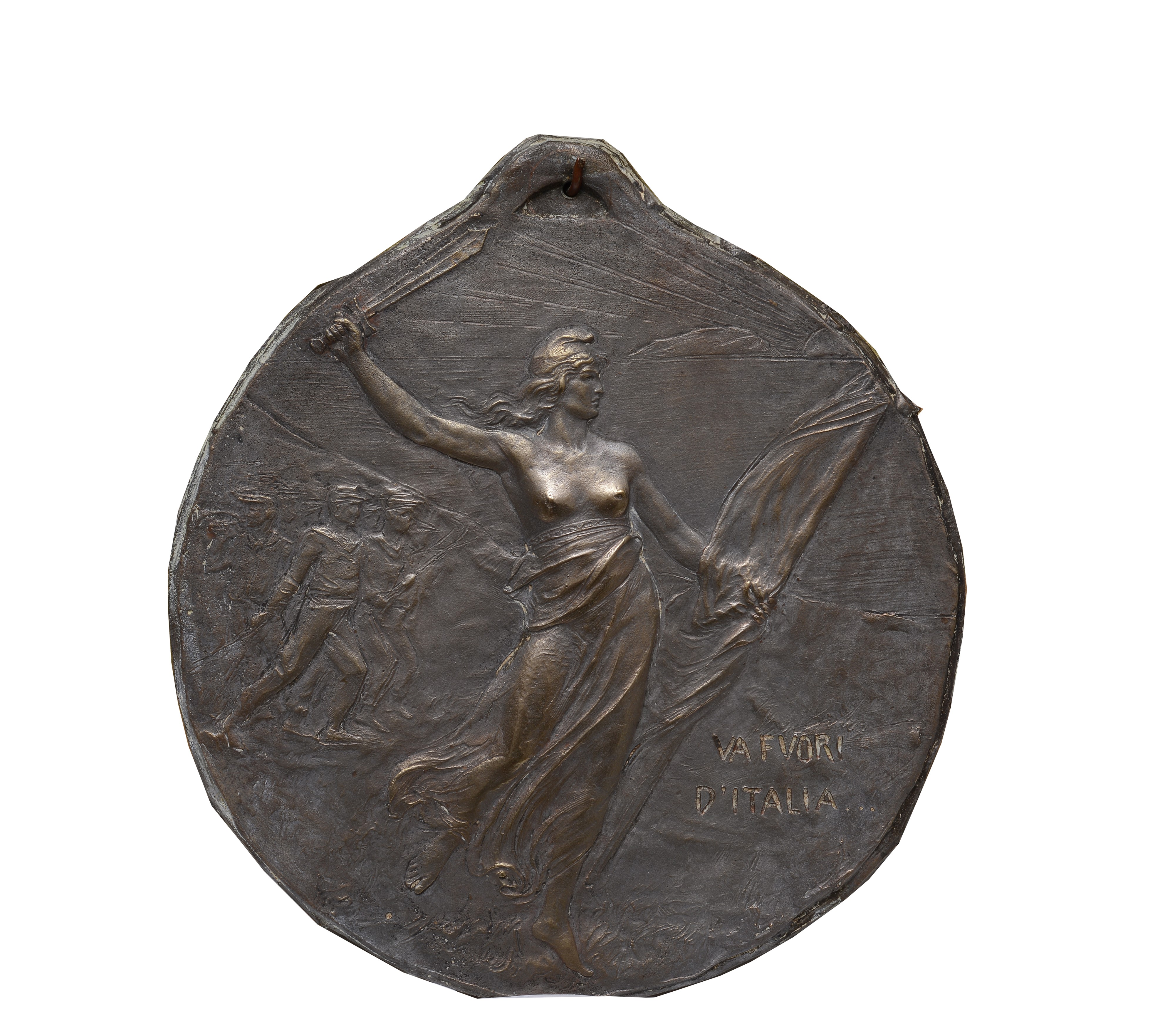 Due Placchette Commemorative in Metallo