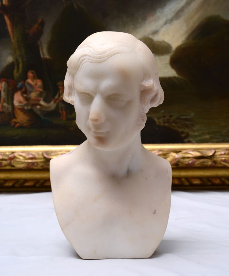Busto Virile in Marmo