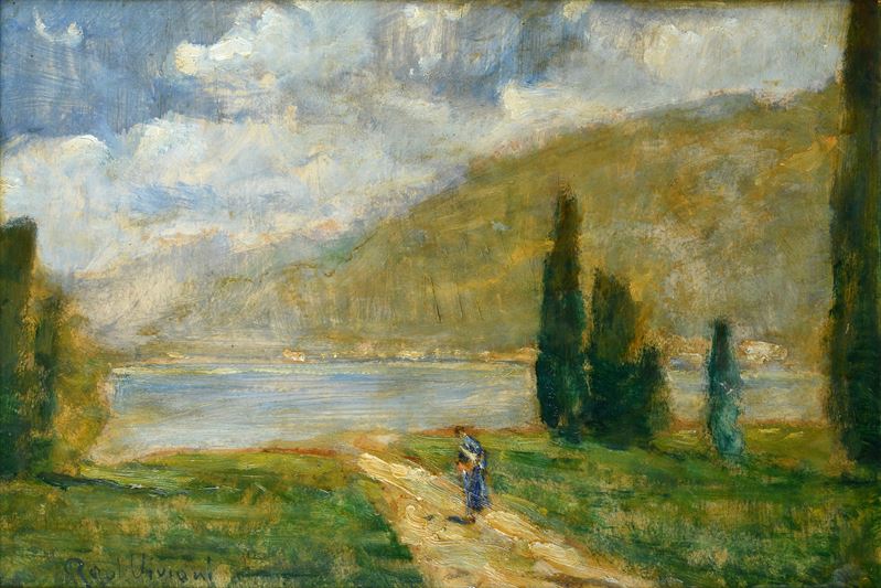 Raoul Viviani - Paesaggio con Figura