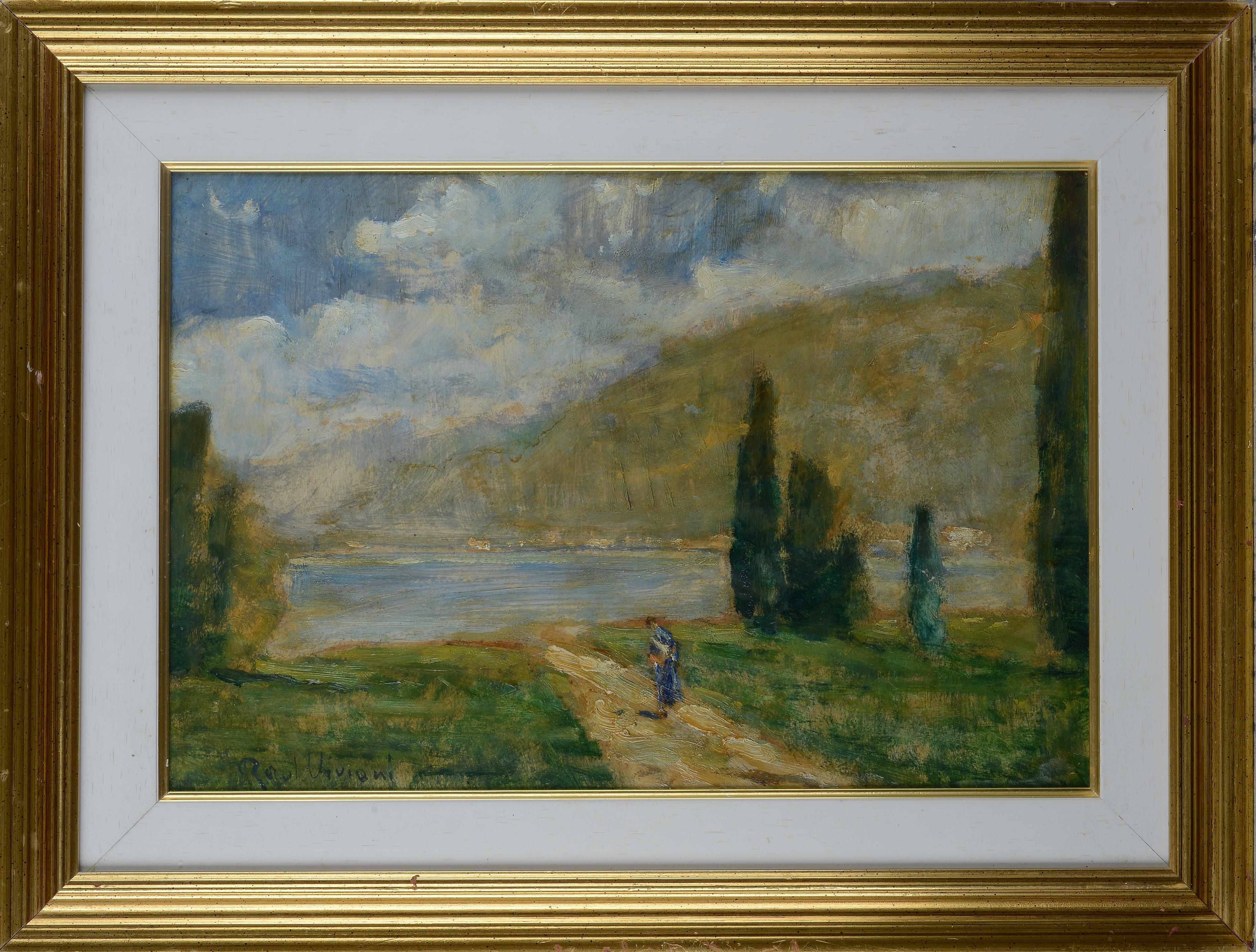 Raoul Viviani - Paesaggio con Figura