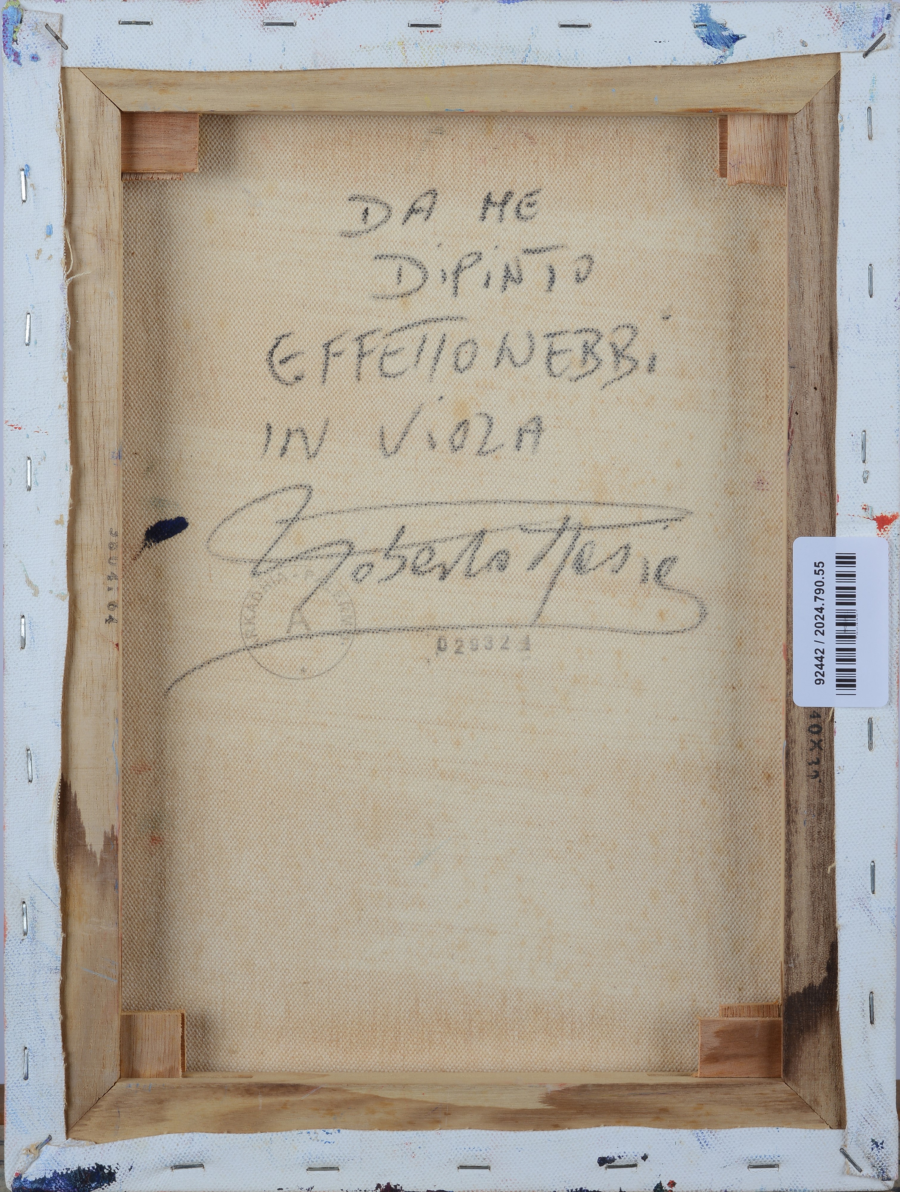 Effetto nebbia in viola