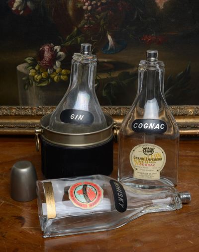 Portabottiglie Gin, Cognac e Whisky