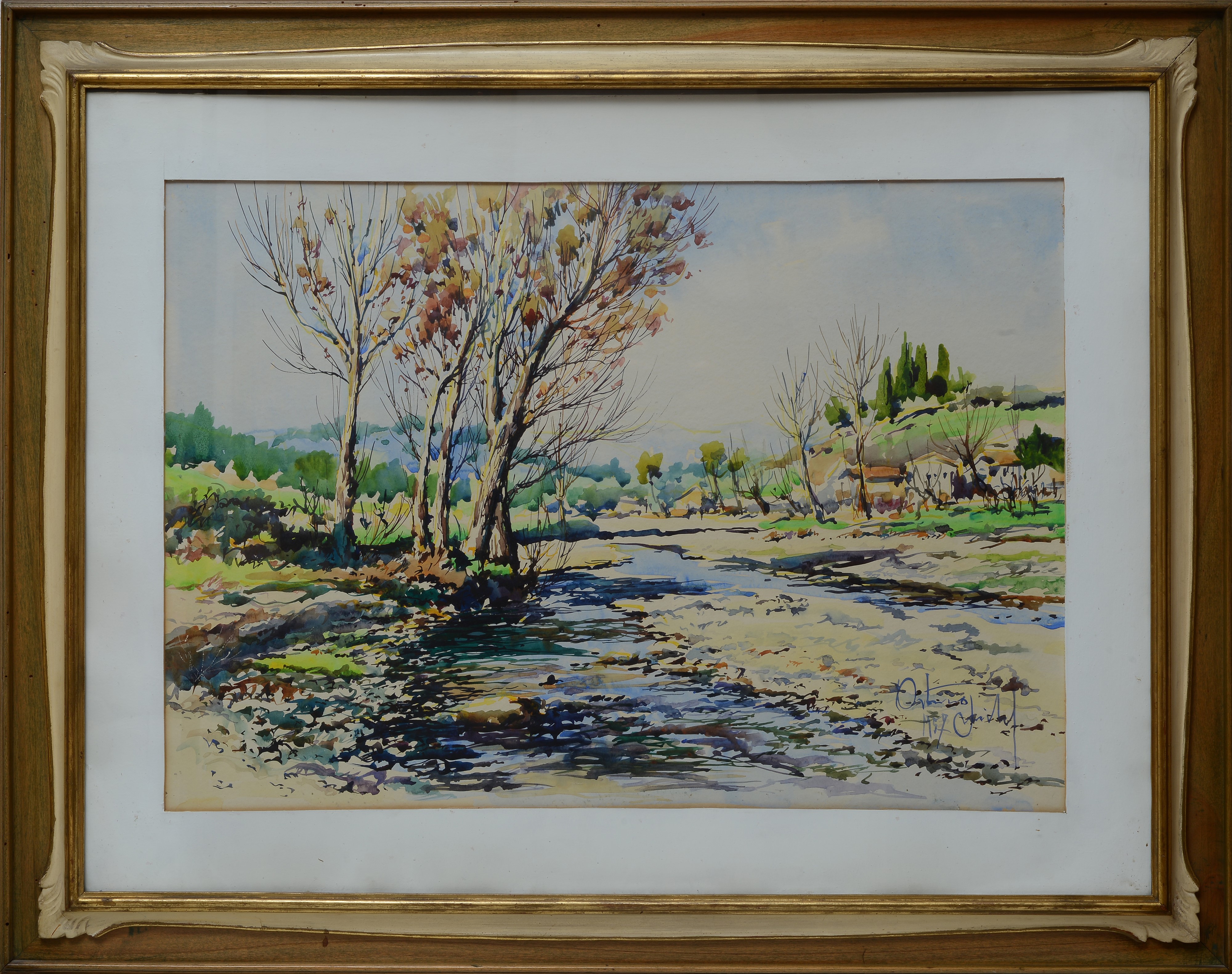 Michele Ortino - Paesaggio con Alberi