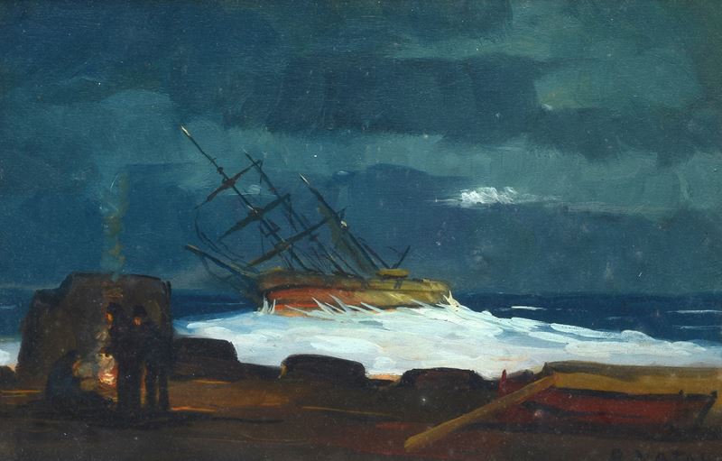 Attr. a Renato Natali - Notte Tempestosa
