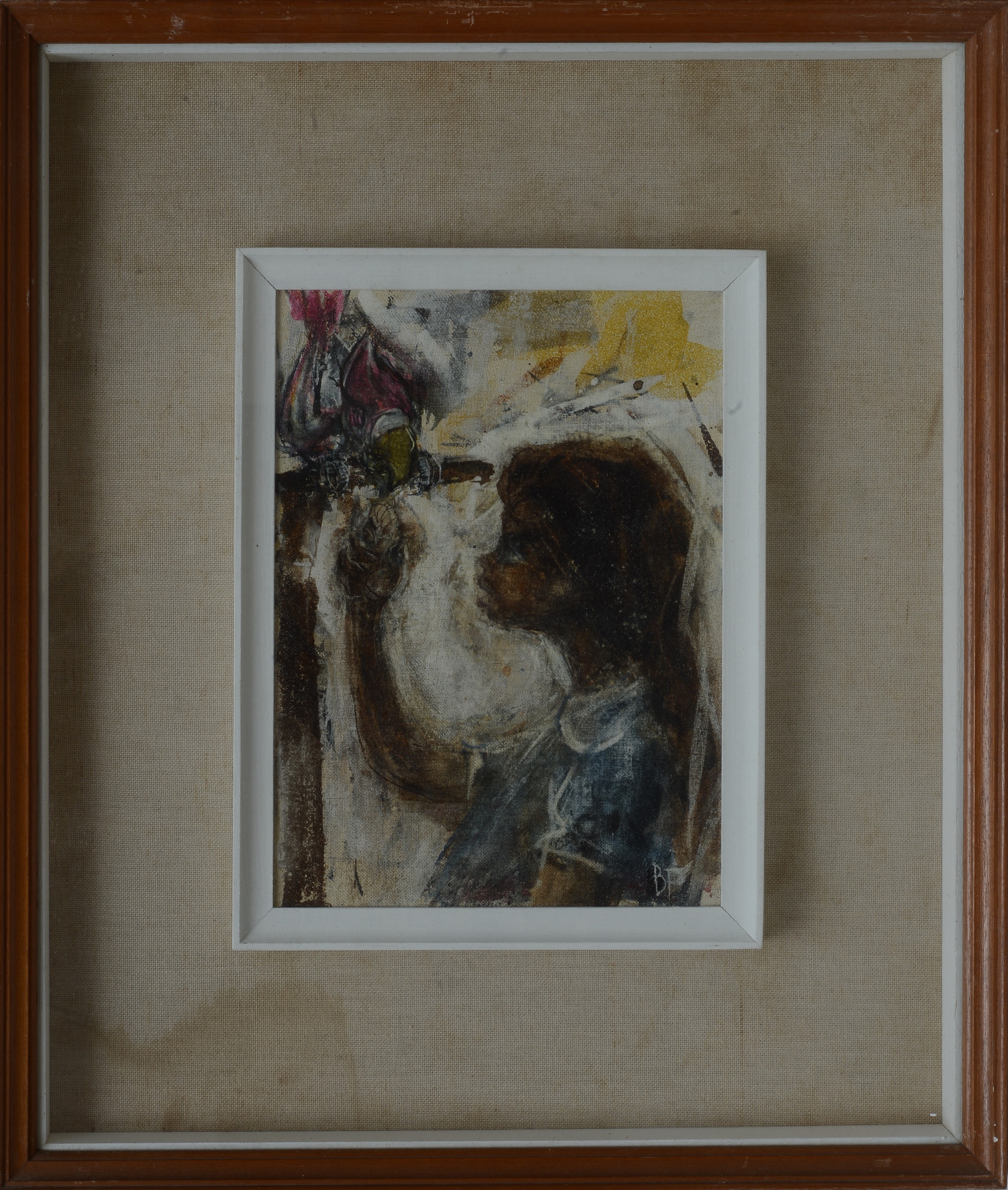 Bambina con uccellini