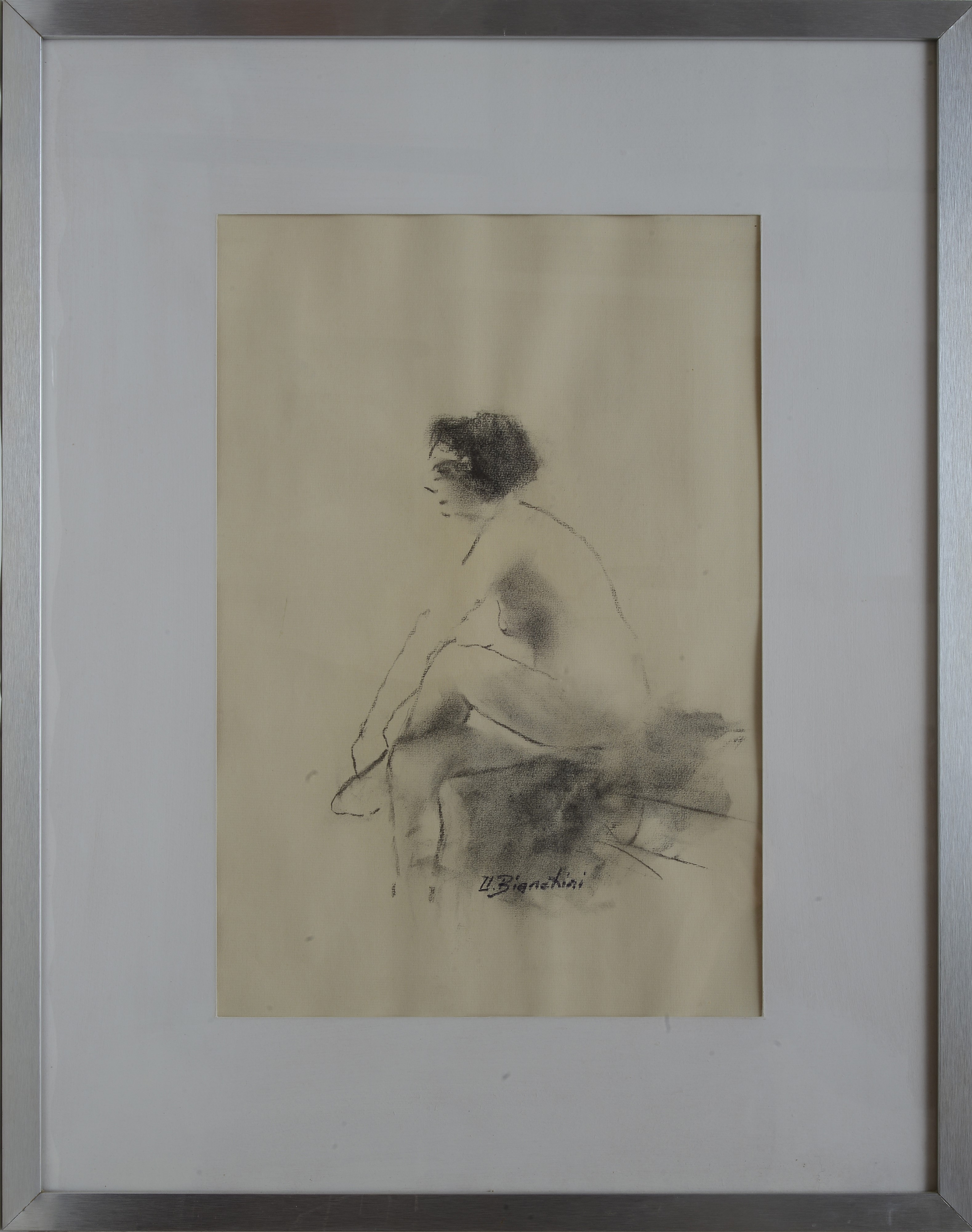 Umberto Bianchini - Nudo Seduto