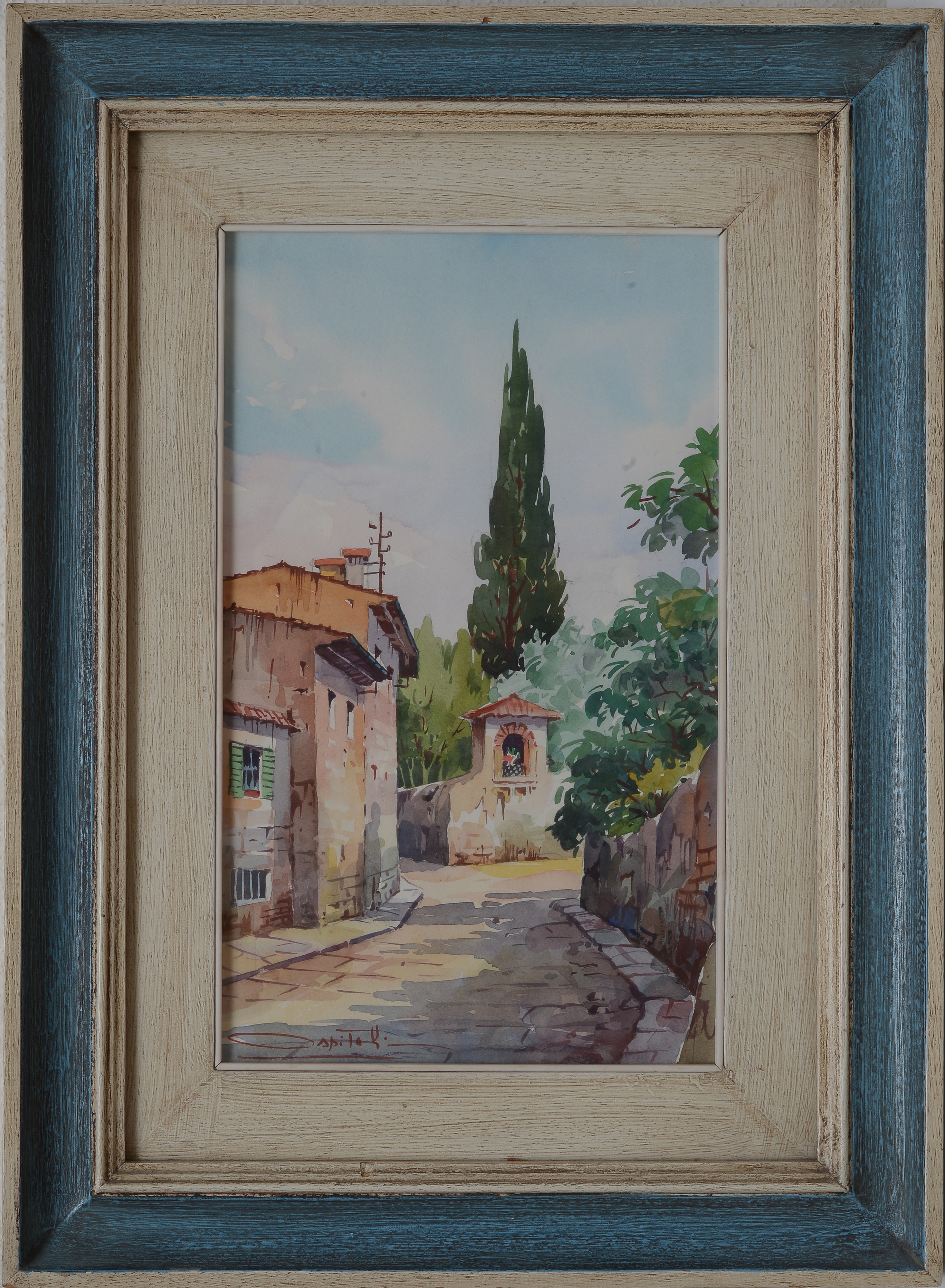 Strada con tabernacolo