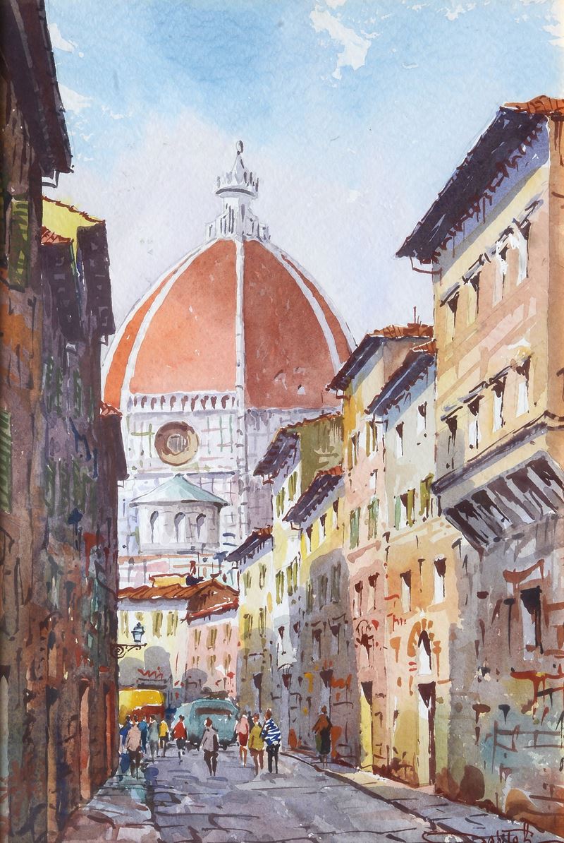 Scorcio con Duomo di Firenze