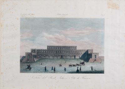Veduta del Real Palazzo Pitti di Firenze
