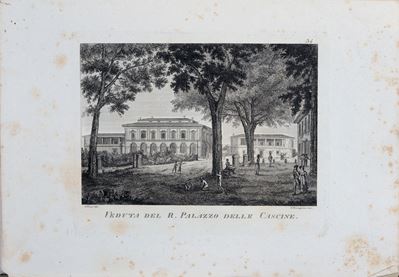 Veduta del Real Palazzo delle Cascine