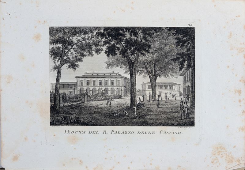 Veduta del Real Palazzo delle Cascine