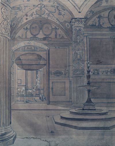 Interno di Palazzo Vecchio a Firenze