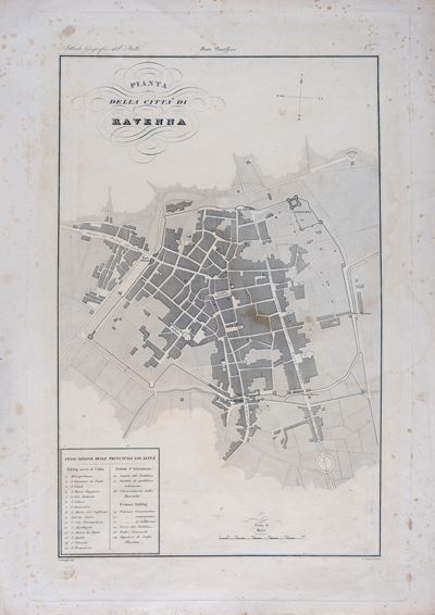 Pianta della Città di Ravenna