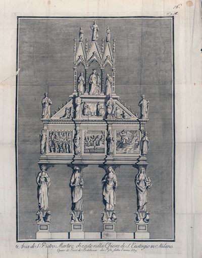 Arca di S. Pietro Martire Ch'esiste nella Chiesa di S. Eustorgio in Milano