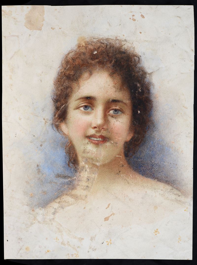 Anonimo, Inizi XX Sec. - Ritratto di Giovinetta