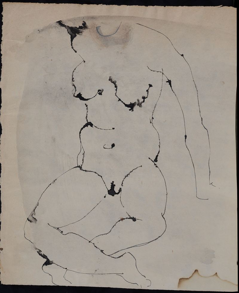 Studio di donna seduta