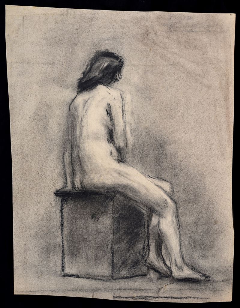 Studio di nudo seduto