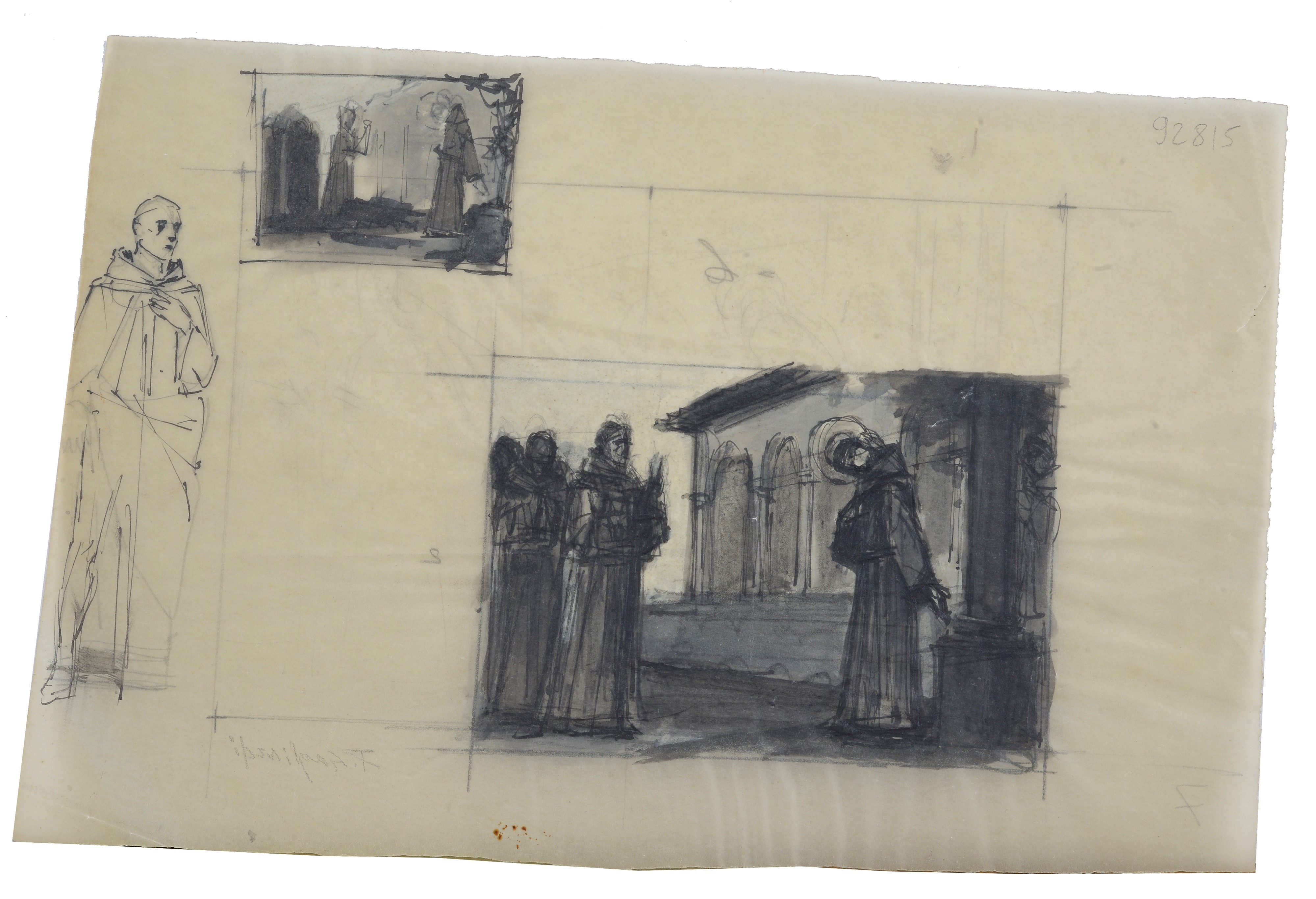 Francesco Gagliardi - Studi per Affreschi