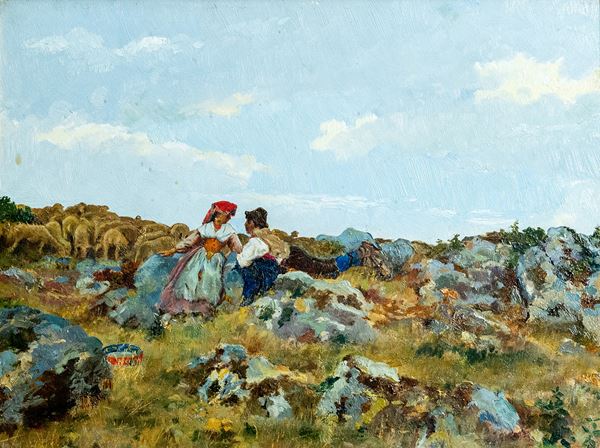 Attr. a Stefano Bruzzi - Scena campestre