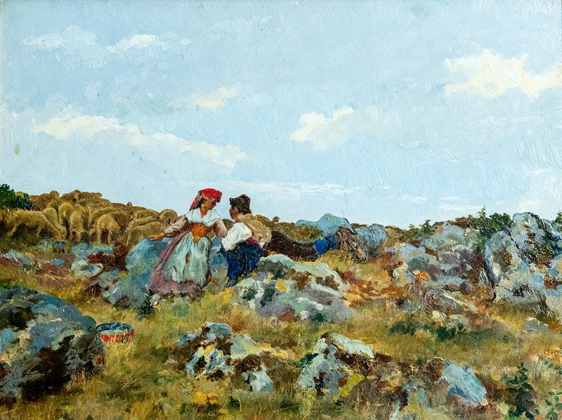 Attr. a Stefano Bruzzi - Scena Campestre
