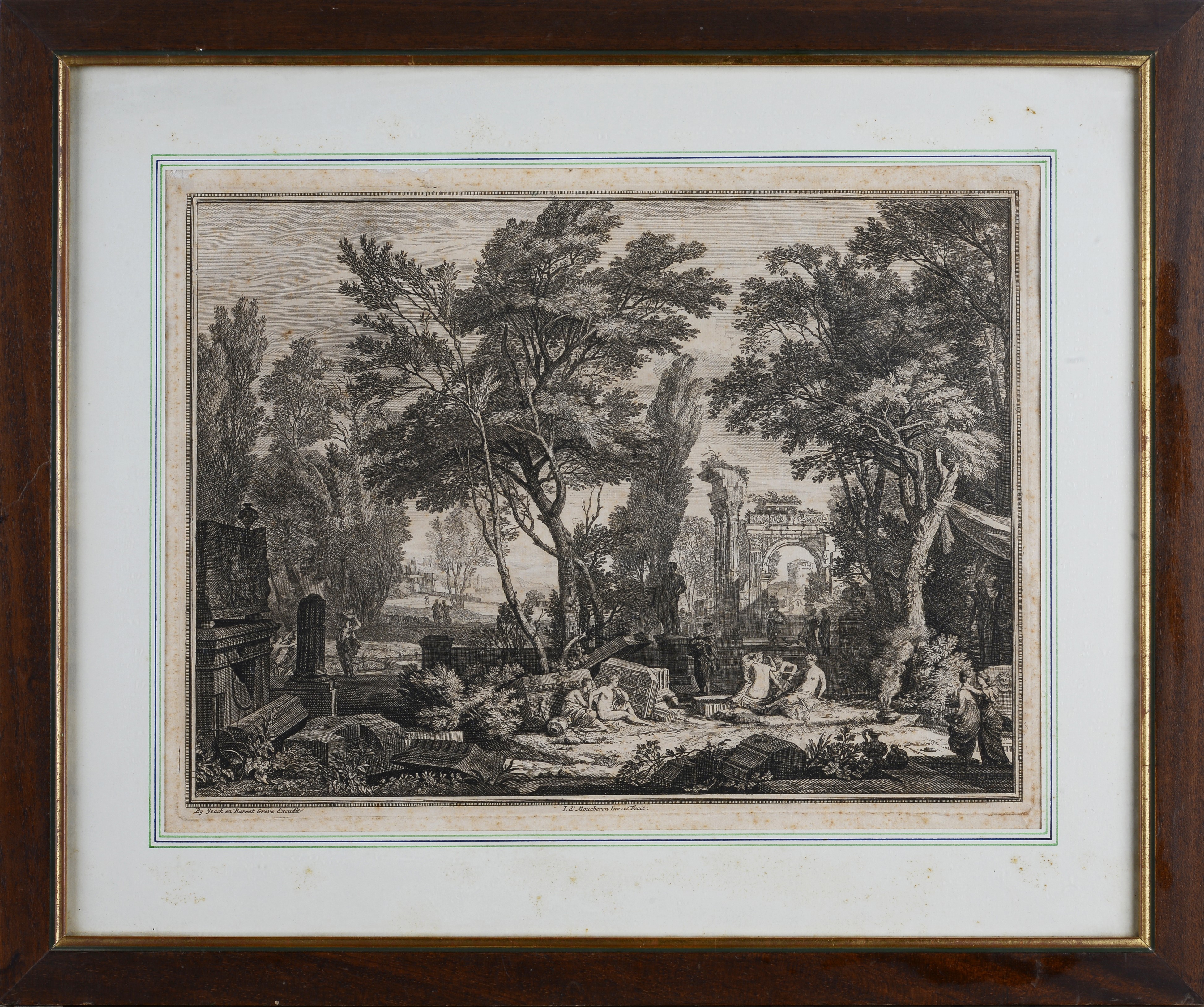 Paesaggio con rovine