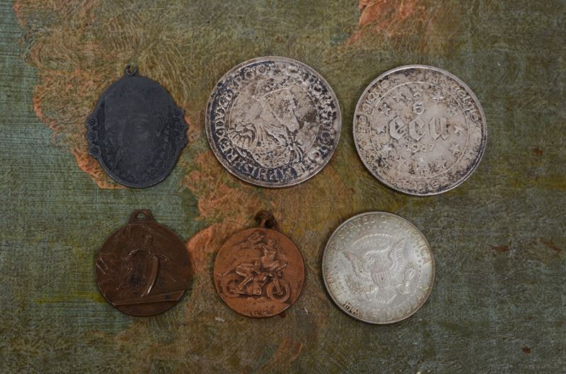 Tre monete in argento