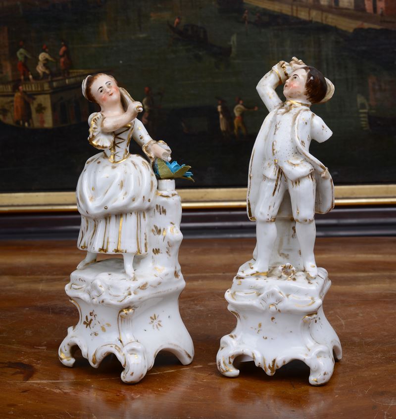Coppia in porcellana