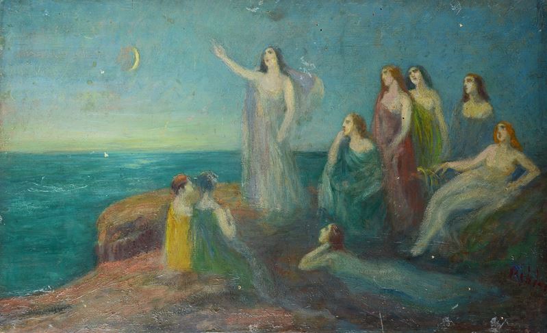 Fernand Riblet - Invocazione alla Luna