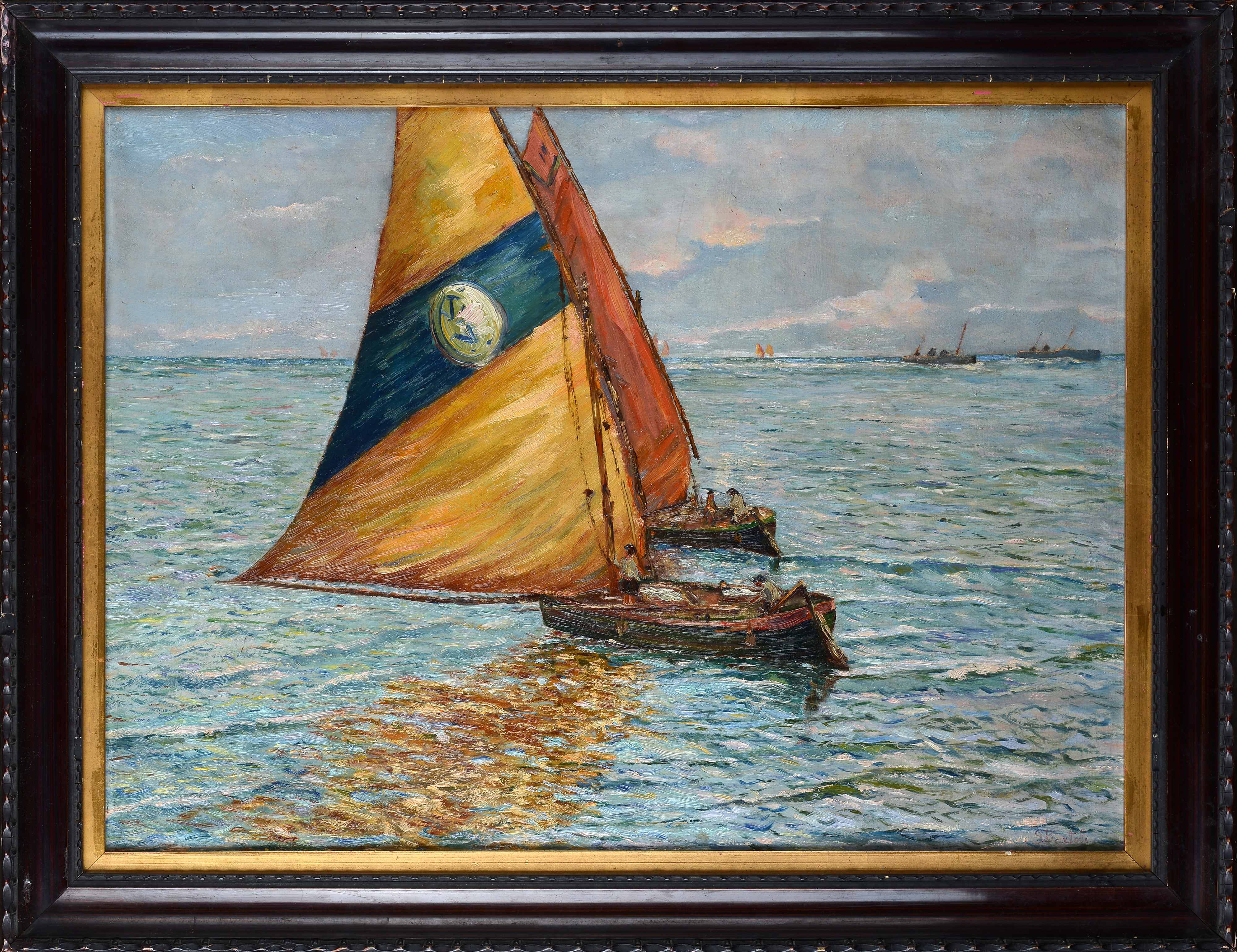 Giuseppe Bartoli - Marina con Paranze