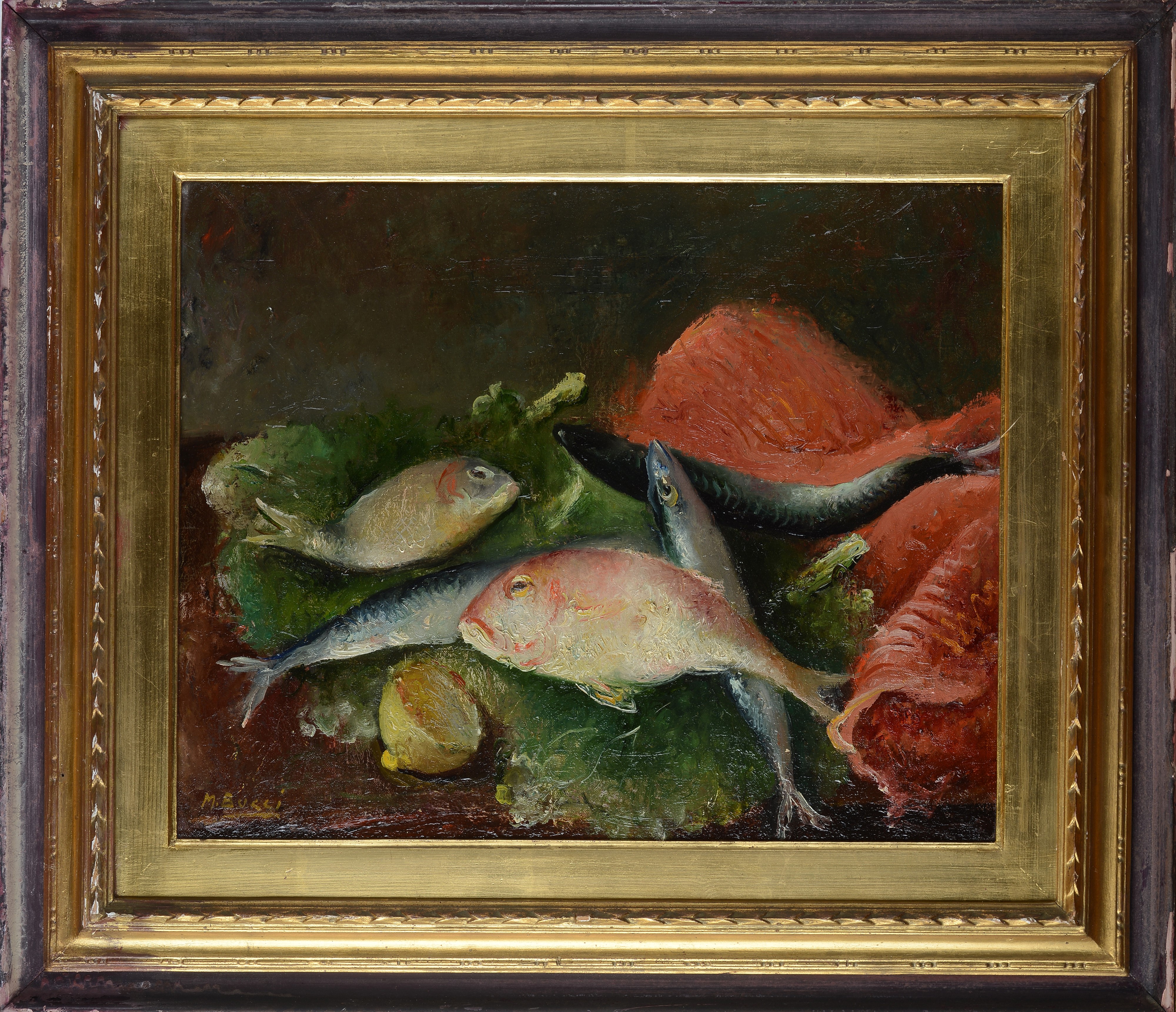 Natura morta con pesci