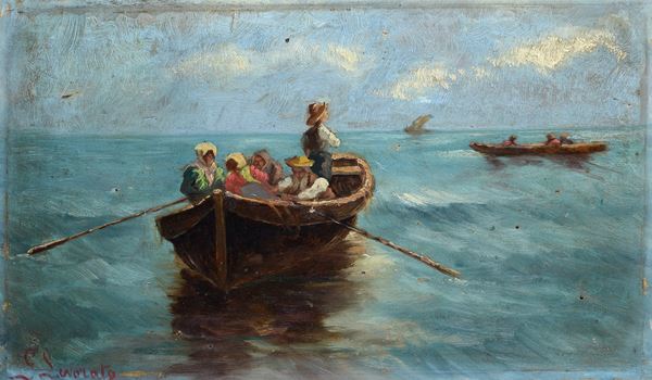 Guido Loverato - Pescatori in laguna